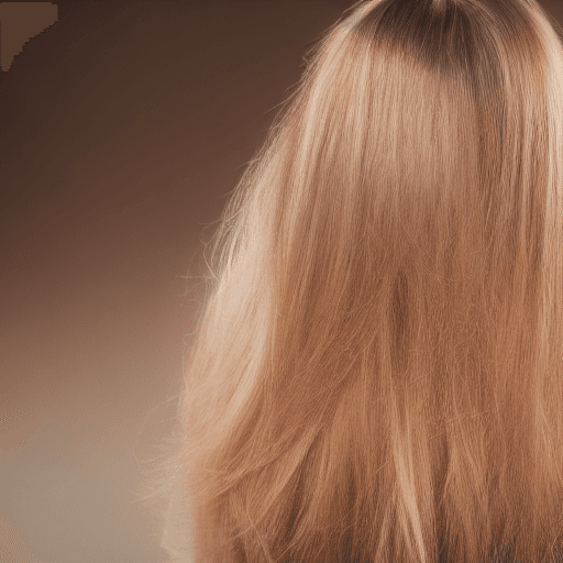 AI generated: Portrait of a beautiful lady, with natural color hair, view from back, film grain, high quality, stu...