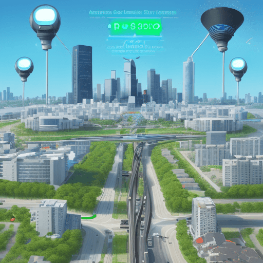 AI generated: Smart buildings
Energy efficiency
Automation
Transportation
Autonomous vehicles
Public transportatio...