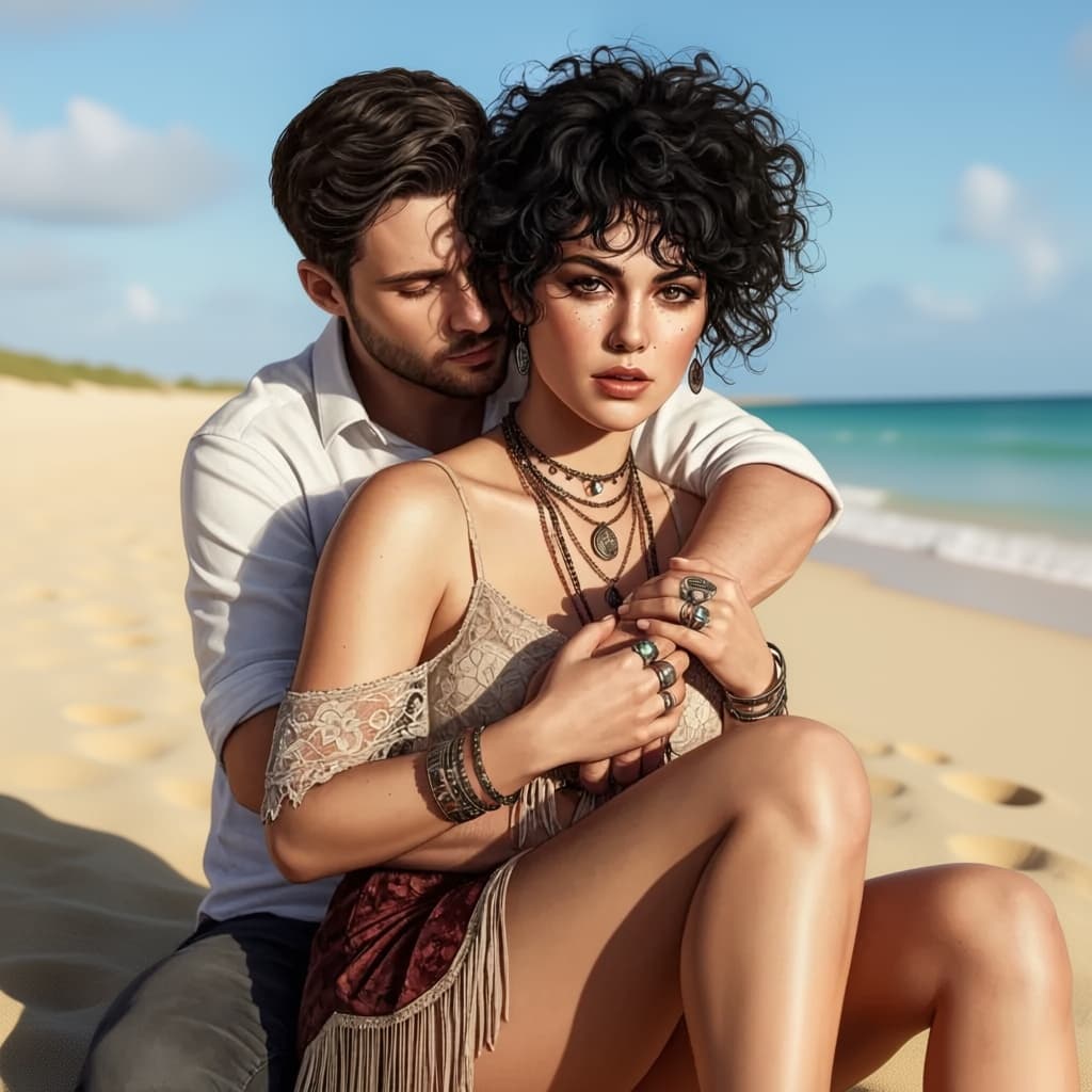 AI generated: at the beach