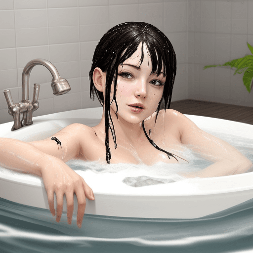 AI generated: Bathing NSFW