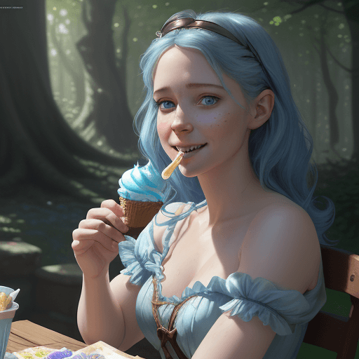 AI generated: Blue eyes, beautiful fairies | | realistic shaded, pleasant face, fine details, realistic shaded lig...