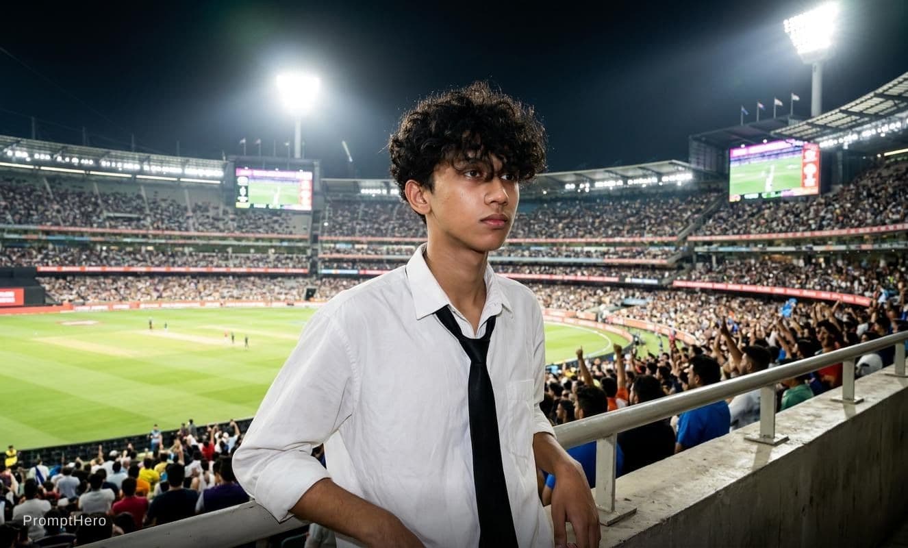 AI generated: A create an picture with ultra realistic and put me on stadium 