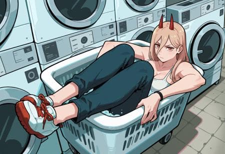 Vixon's Illustrious Backgrounds - Laundromat