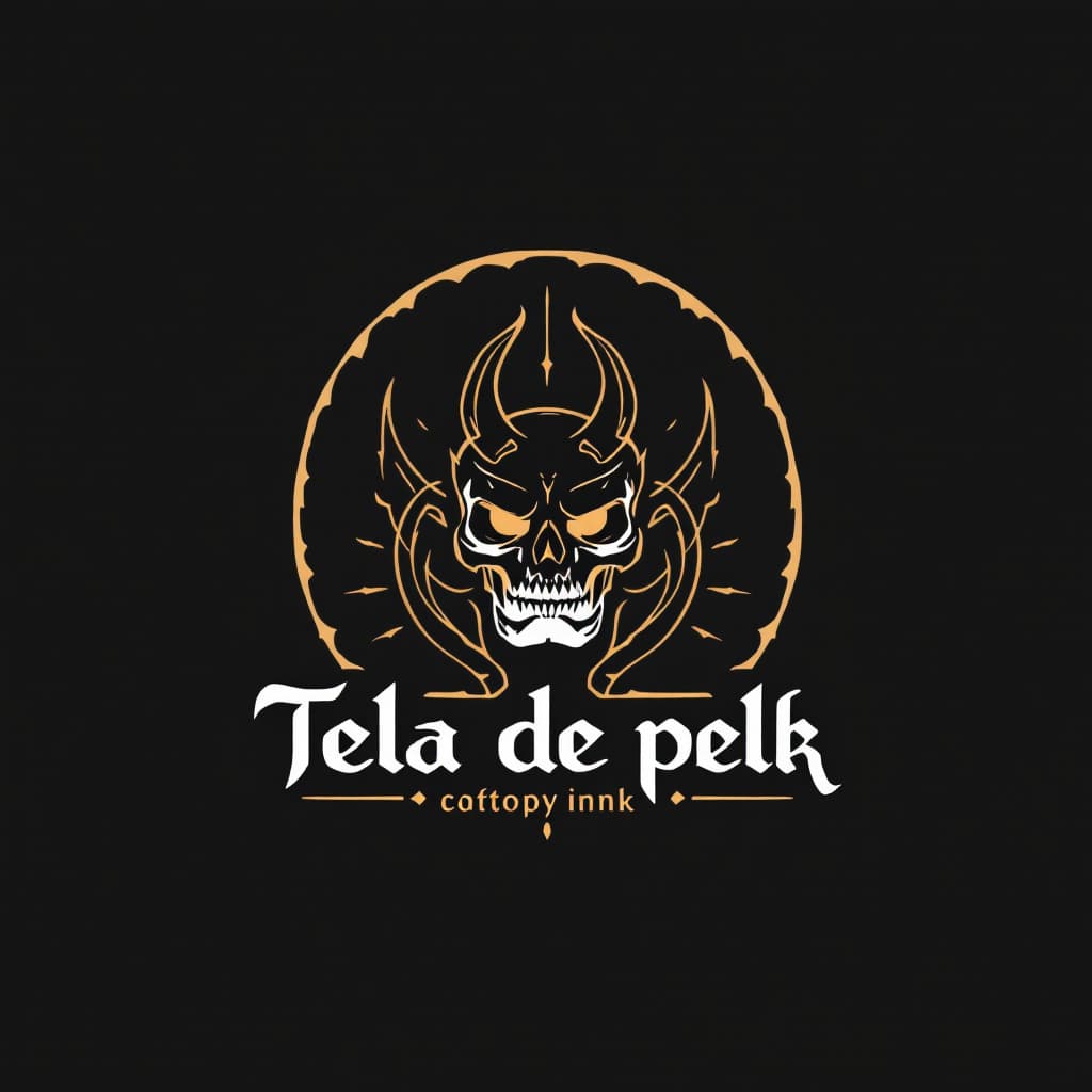 AI generated: o nome do estudio é tela de pele ink crie uma imagem represente um estúdio de tatuagem moderno e aco...