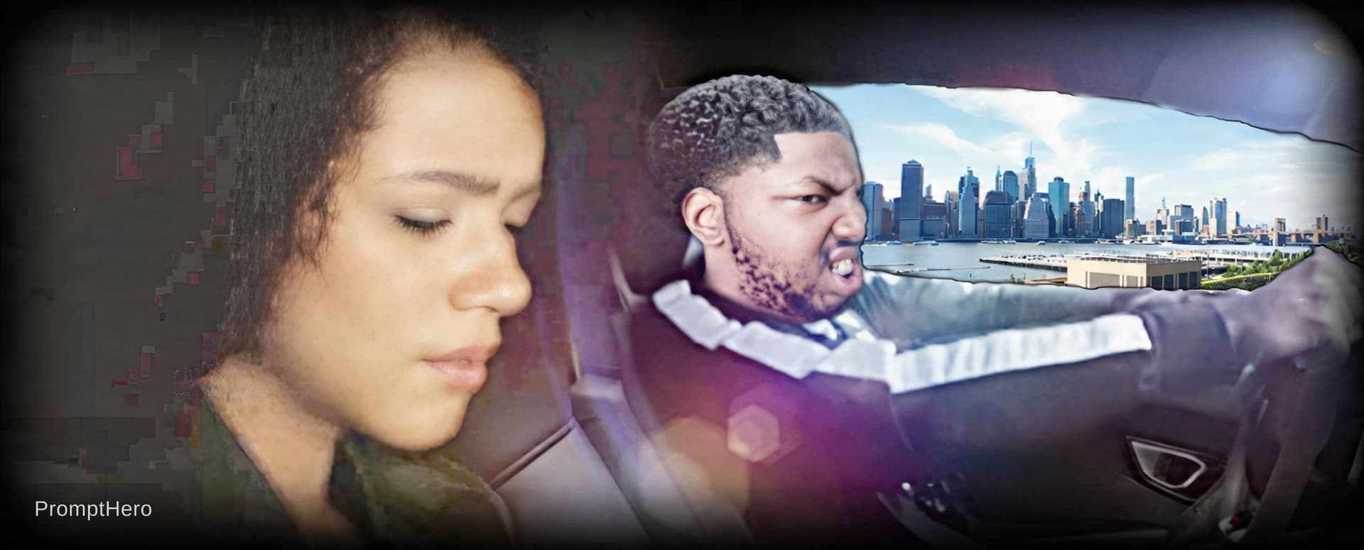 AI generated: Brenden Ballard and Nathalie Emmanuel has been ride together again 