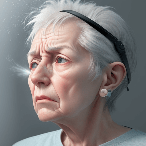 AI generated: create an image showing reasons(congenital hearing loss, ageing, exposure to loud noise, head injury...