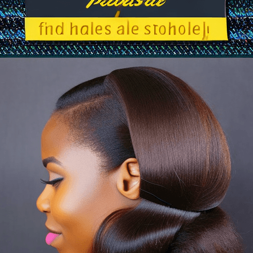 AI generated: black hair This versatile hairstyle allows you to showcase both your hair down and pulled back. Simp...