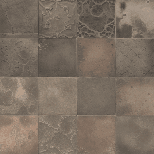 AI generated: texture, iron, rust, duty, seamless, tile