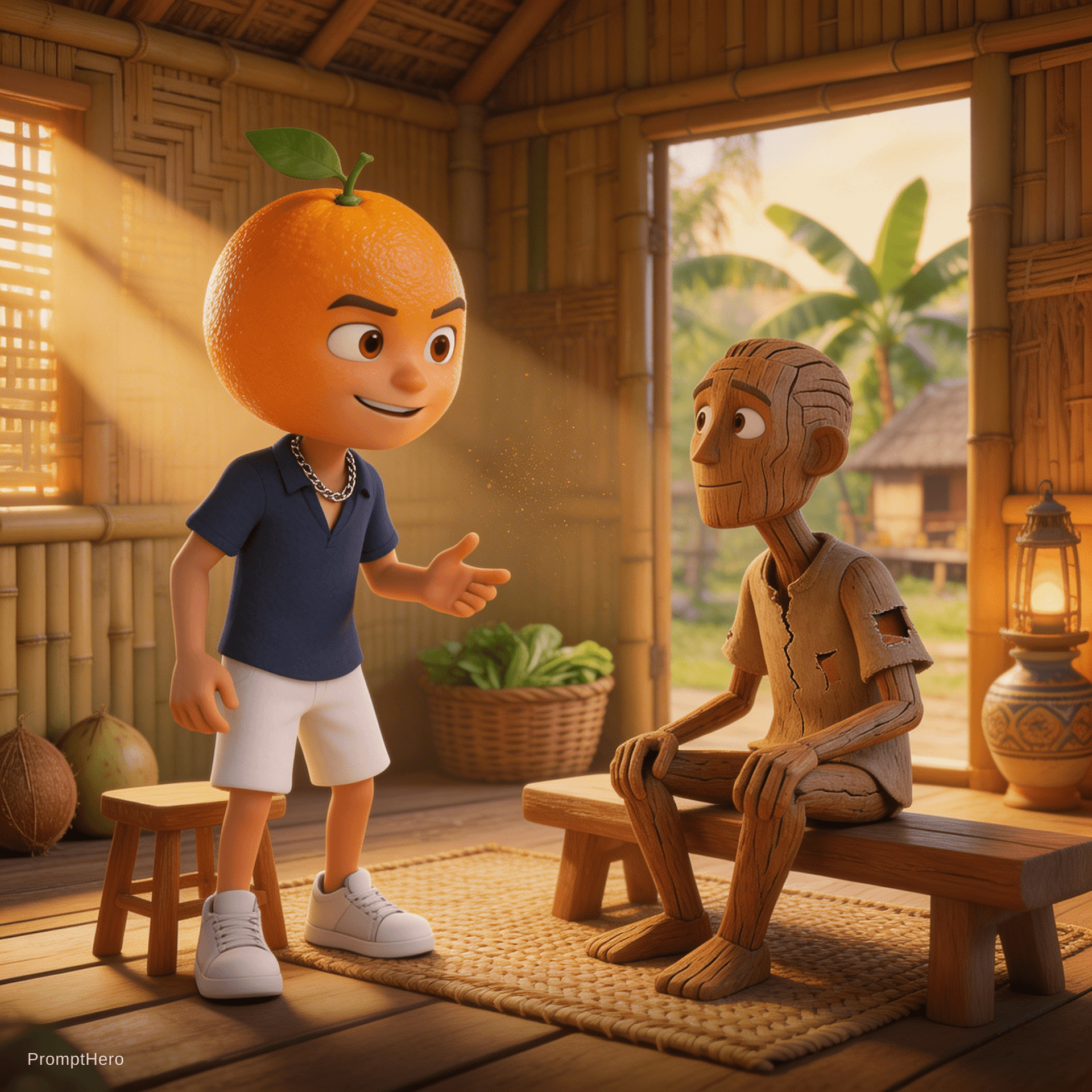 AI generated: Ultra-detailed cinematic 3D scene, stylized realism with Pixar-quality rendering, vertical compositi...