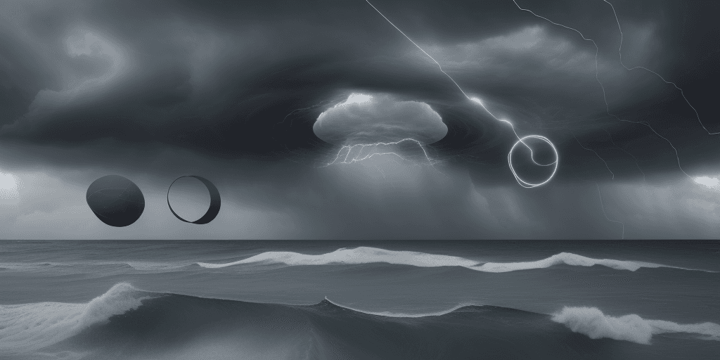 AI generated: Create a high resolution graphic that shows the three circles building in volume and velocity with a...