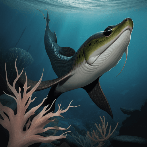 AI generated: 1 eel