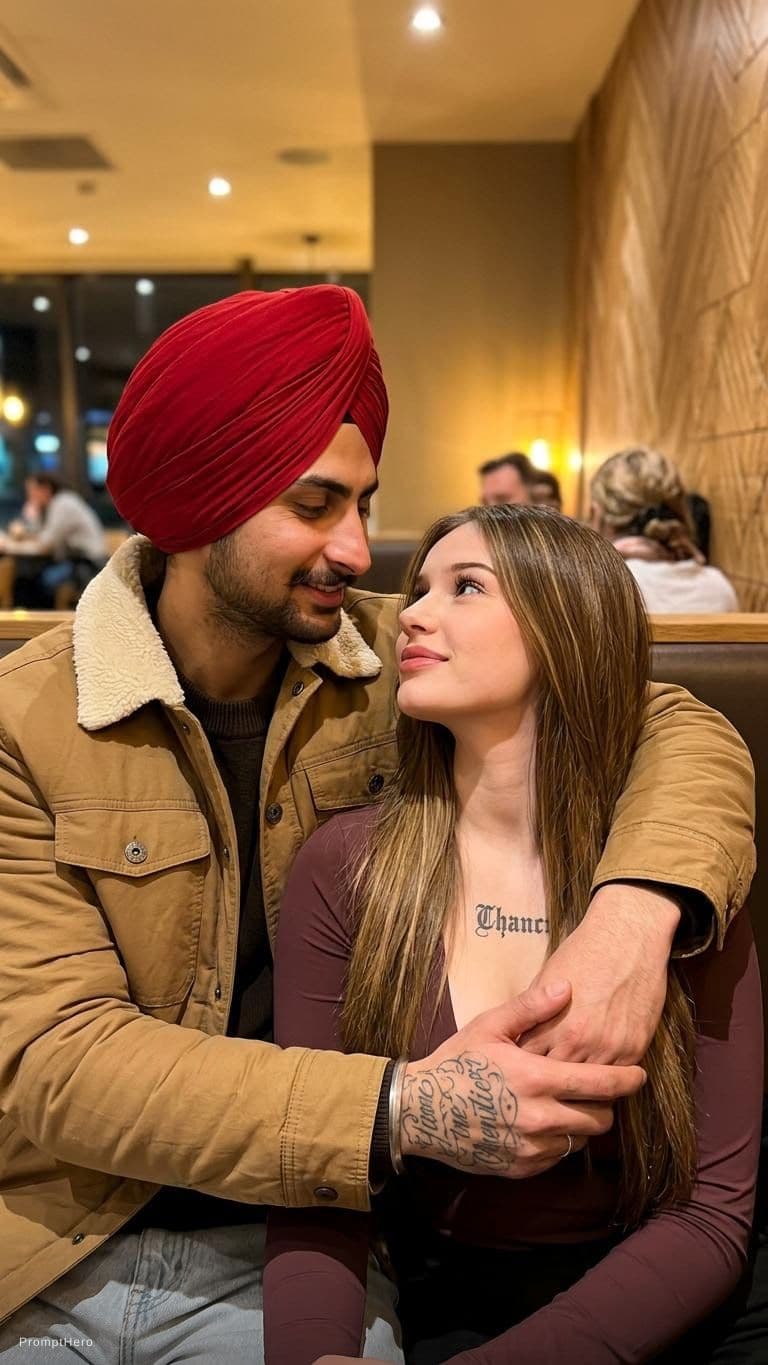 AI generated: a couple in love no face change 
