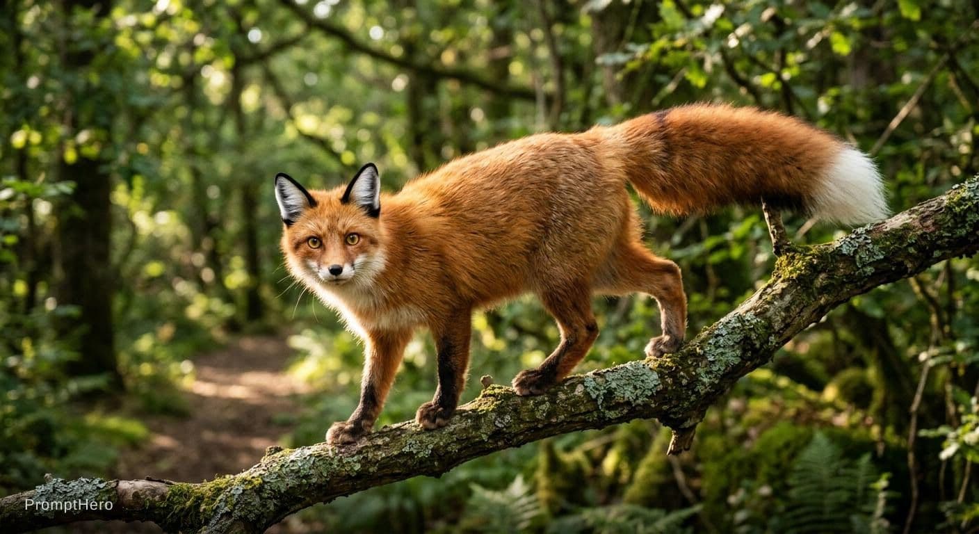 Hero prompt: cat fox