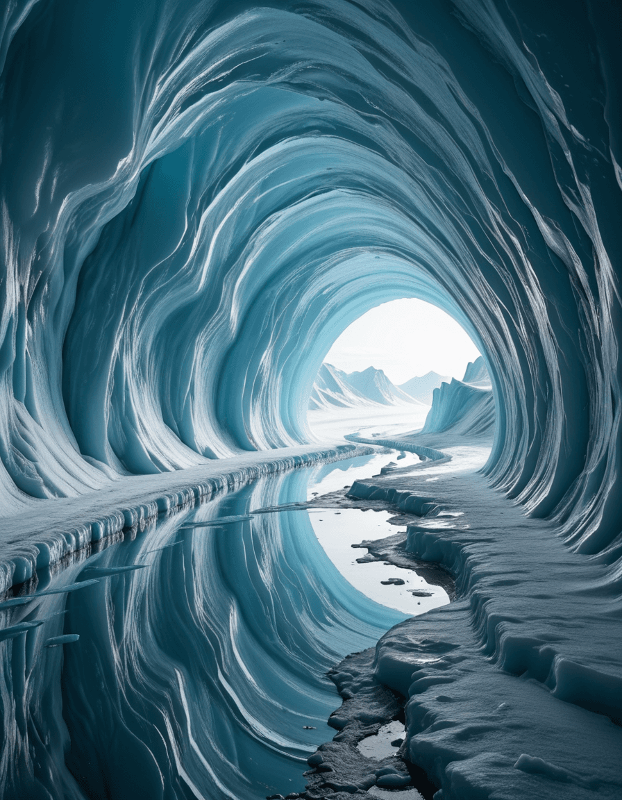 vast glacier tunnel illu