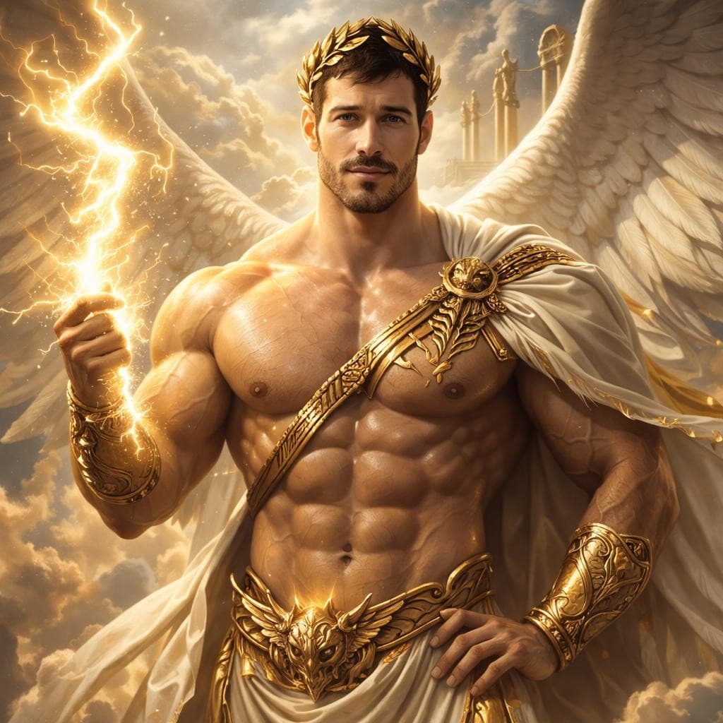 AI generated: make this man into a god