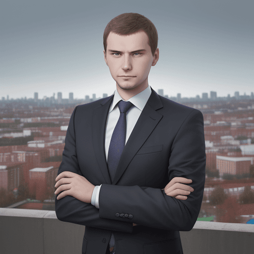 AI generated: High resolution photography  of the real candidate for politics, in a business suit, Russian nationa...