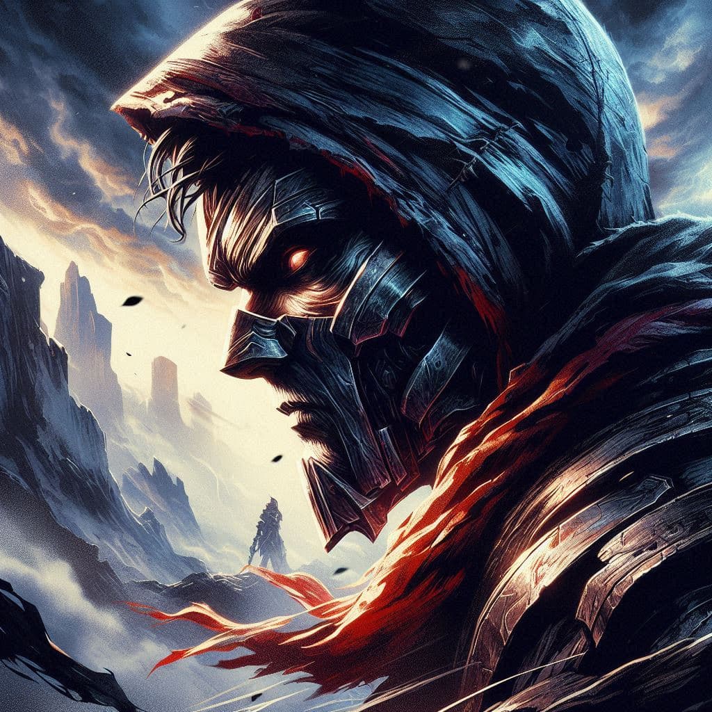 AI generated: Picture a powerful portrait of the Smite character, , that emphasizes their strength and resilience....
