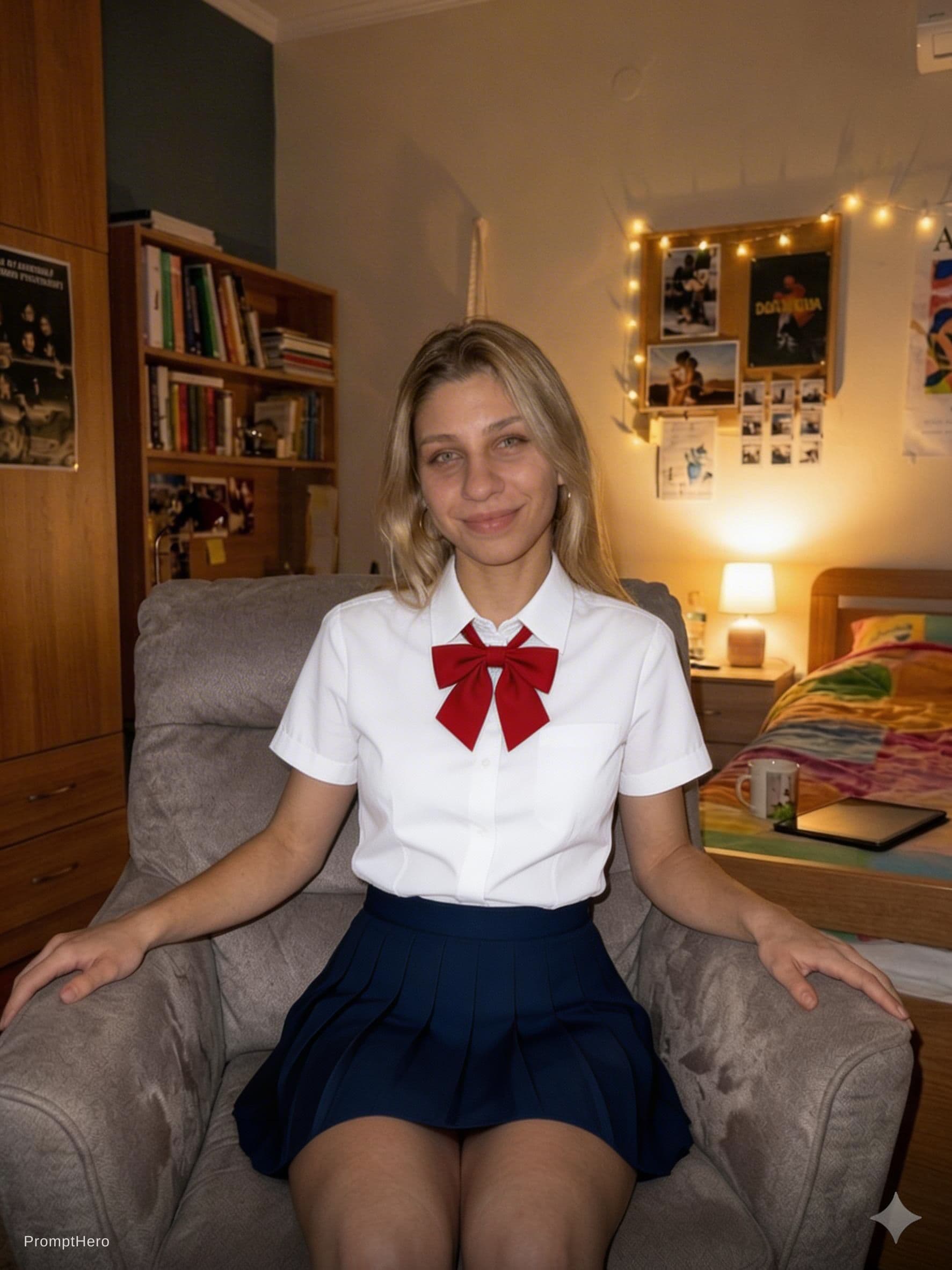 AI generated: Highshcool girl uniform