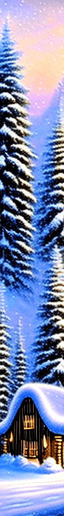 AI generated: A beautiful winter landscape, joyful Christmas and holiday activities, a snowy rural setting in the ...