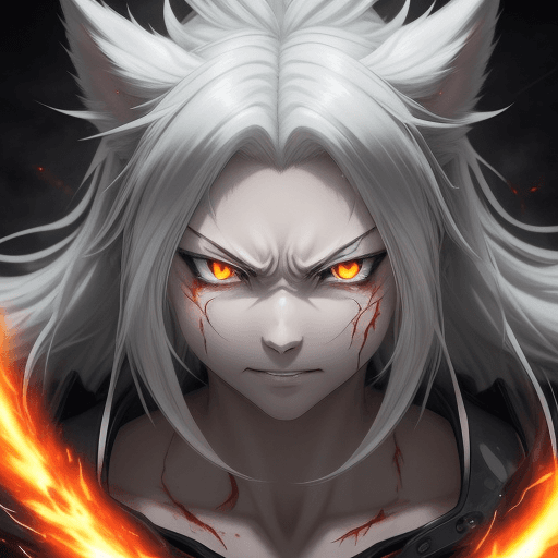 AI generated: a stunning, high-quality anime artwork featuring a powerful character. The character should have a s...