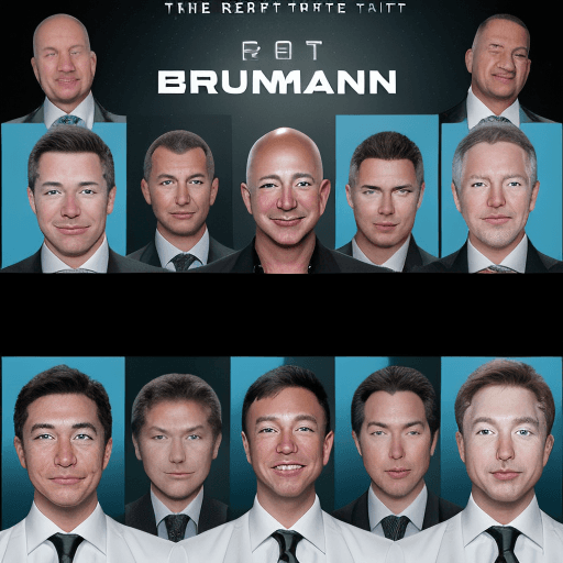 AI generated: a group picture of grant cardone, Jeff bezos, robert kiyosaki, russel brunson, Jeff walker, elon mus...