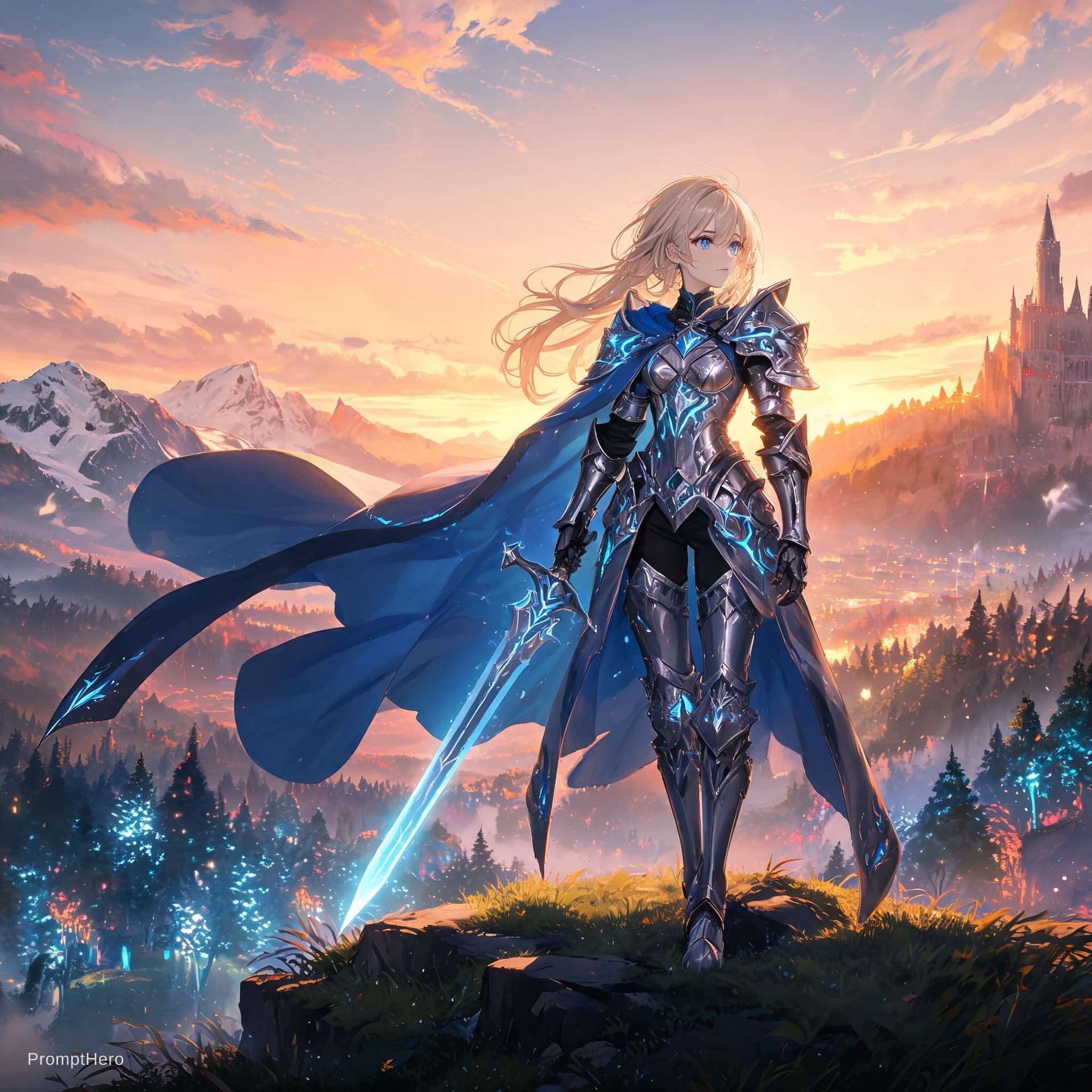 AI generated: a beautiful hero