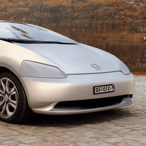 AI generated: a biue
car 

