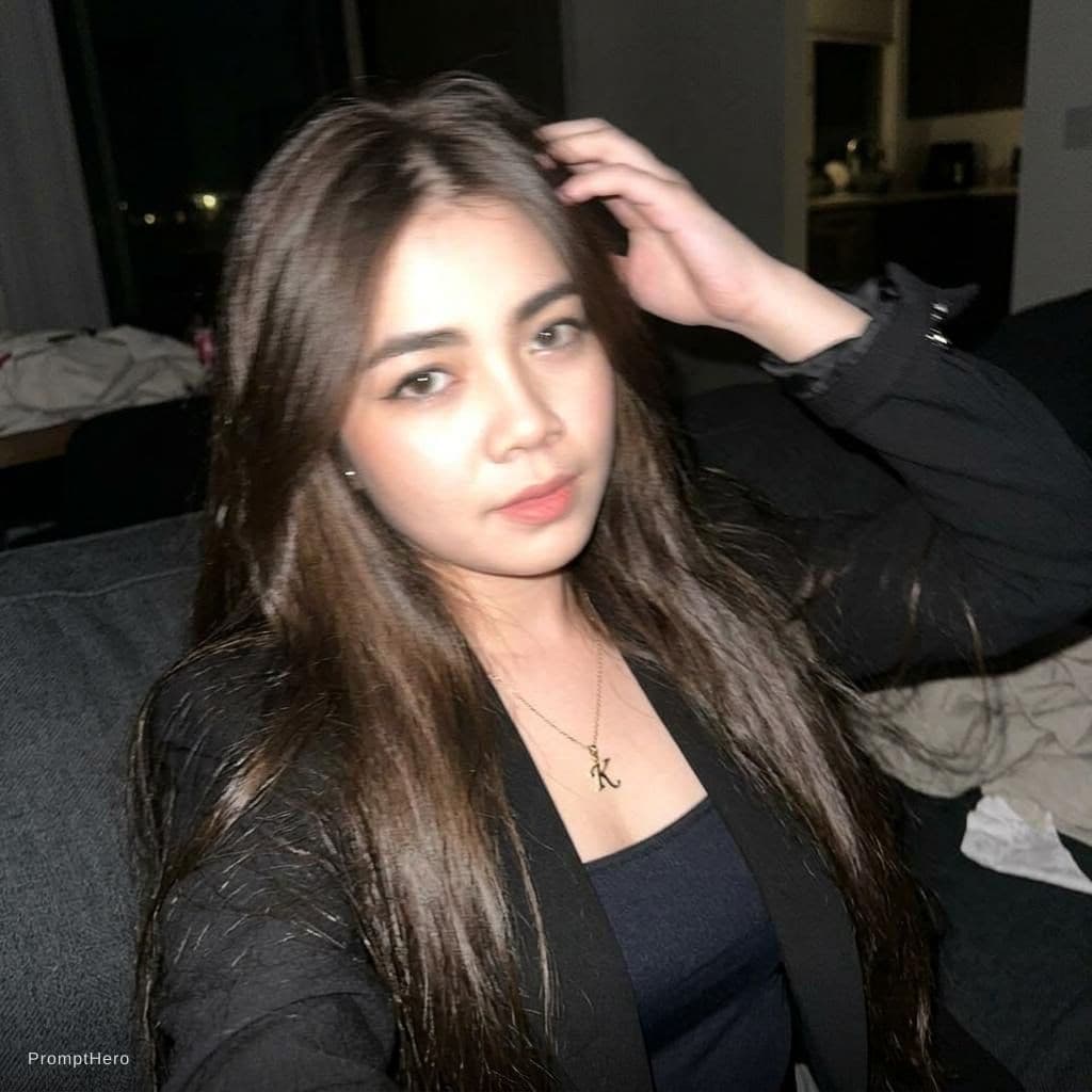 AI generated: Using the uploaded reference photo, create a standard iPhone selfie with flash. There's no clear sub...