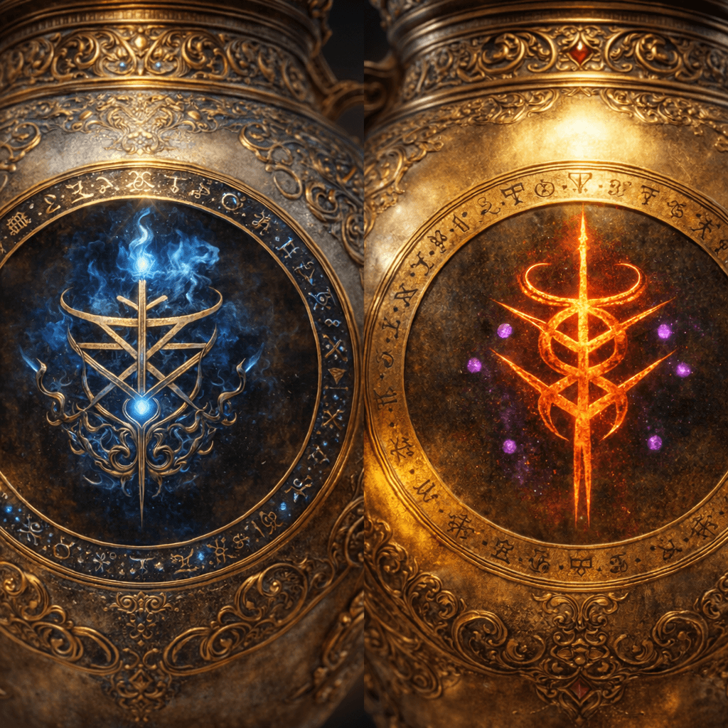 AI generated: The Reference image is a Sigil

Create a simular Vessel Marking & Sigils Marking for the GIA vessels...
