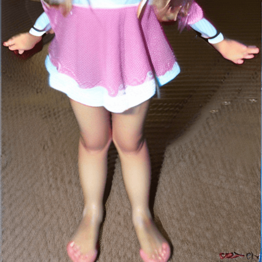 AI generated: Hyper realistic loli preteen rubbing pussy naked porn flat chested little girl sex 