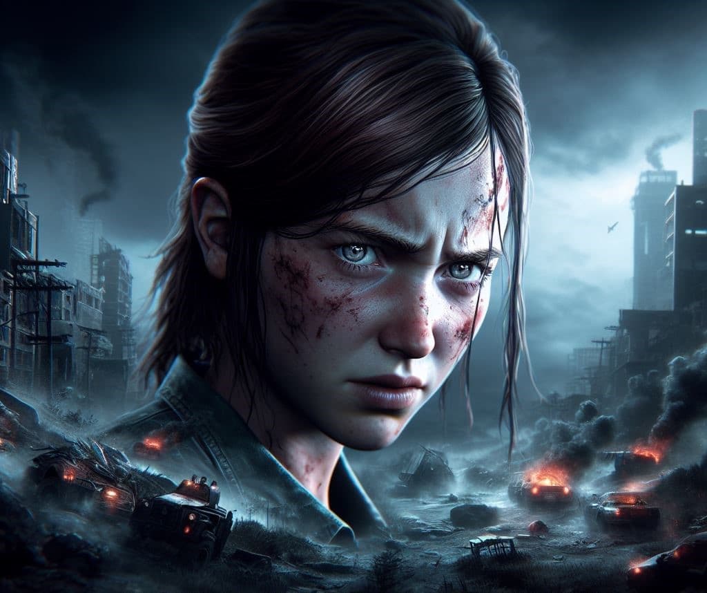 AI generated: Navigate a post-apocalyptic world with Ellie as the central figure of The Last of Us. Employing adva...