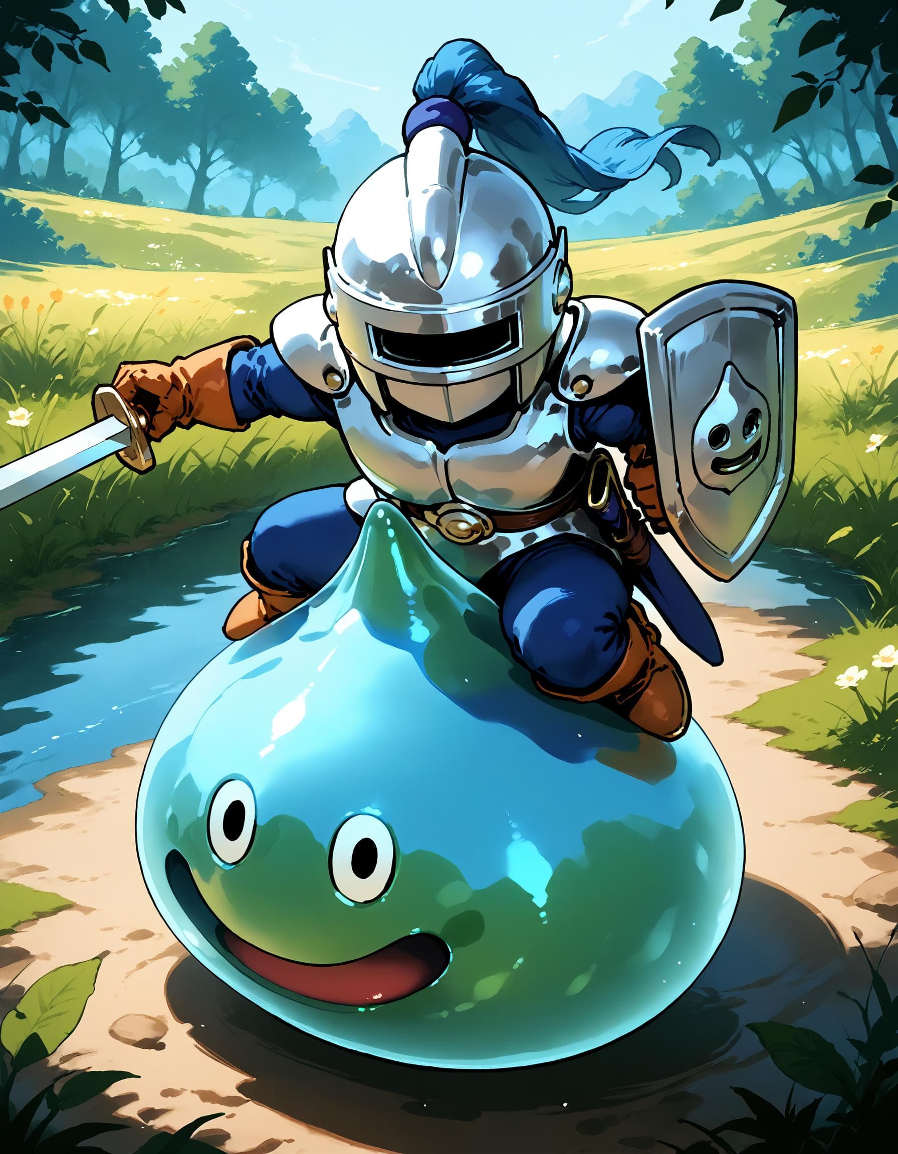 Slime knight / スライムナイト (Dragon Quest) Pony/IL/NAI