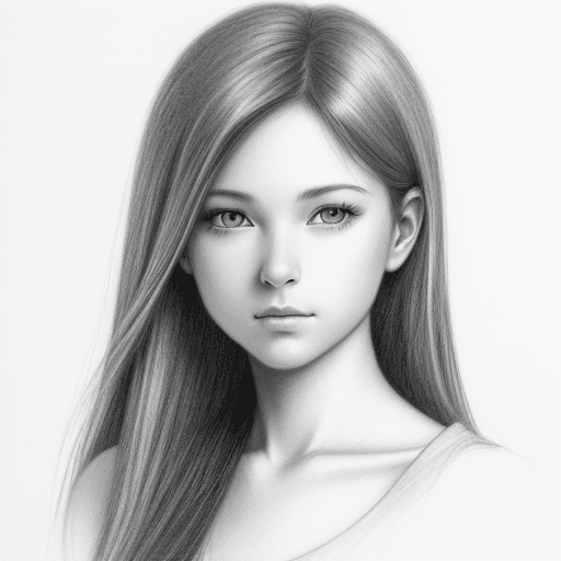 AI generated: graphite pencil drawing, simple, woman's 
,   --quality 2 --s 750 --v 5.2