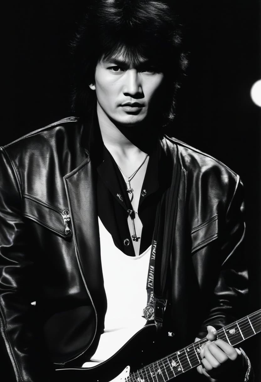 AI generated: Viktor Tsoi