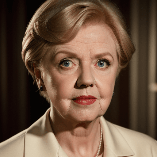 AI generated: Beautiful photo realistic portrait of Jessica Fletcher from Muder she wrote tv series. 4k
  