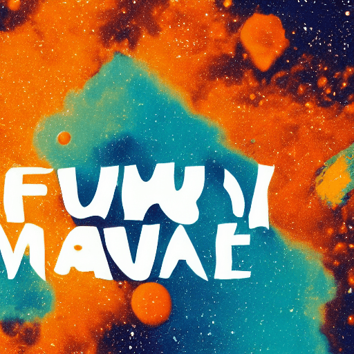 AI generated: cover image for FB, space theme, professional, business, predominant yellow color pallet, white text...