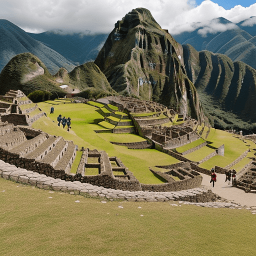 AI generated: ave en formato gótico, ubicada en el medio del cuzco en perú