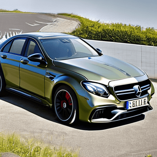 AI generated: car brand mercedes, model e63s amg