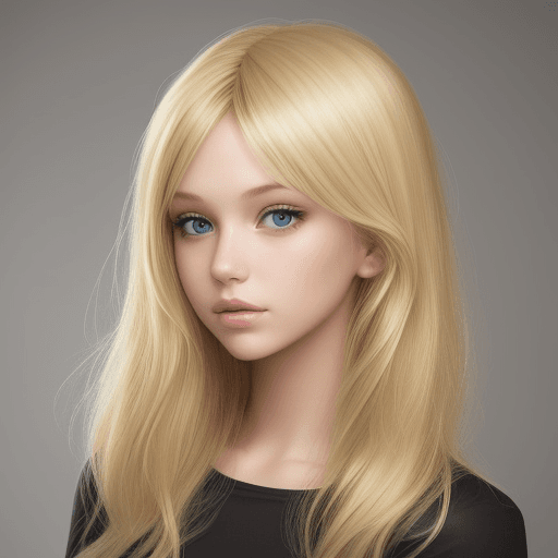 AI generated: Blonde girl
