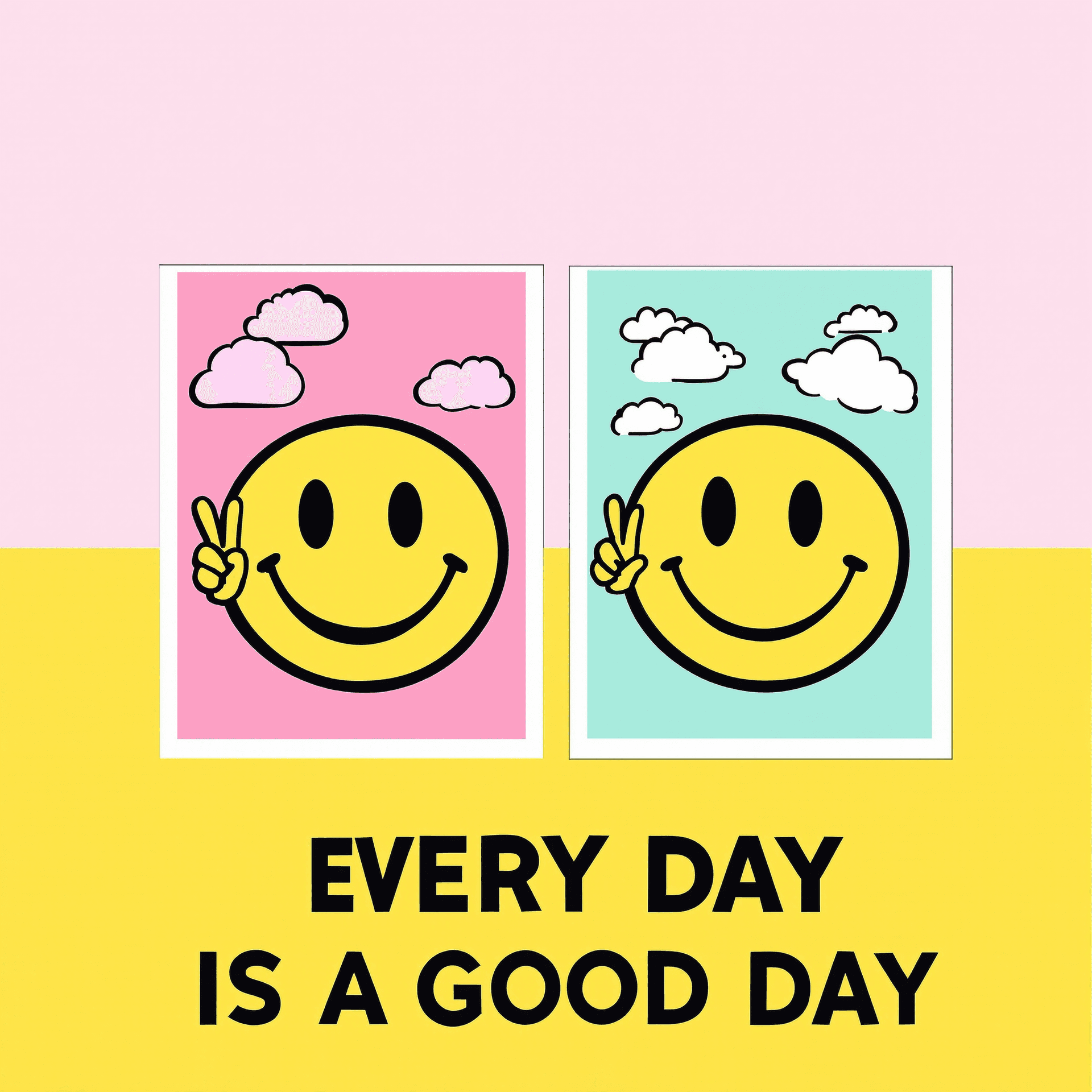 AI generated: 
Two stylized smiley faces, vibrant orange, depicted in a graphic design aesthetic.  Each face is in...
