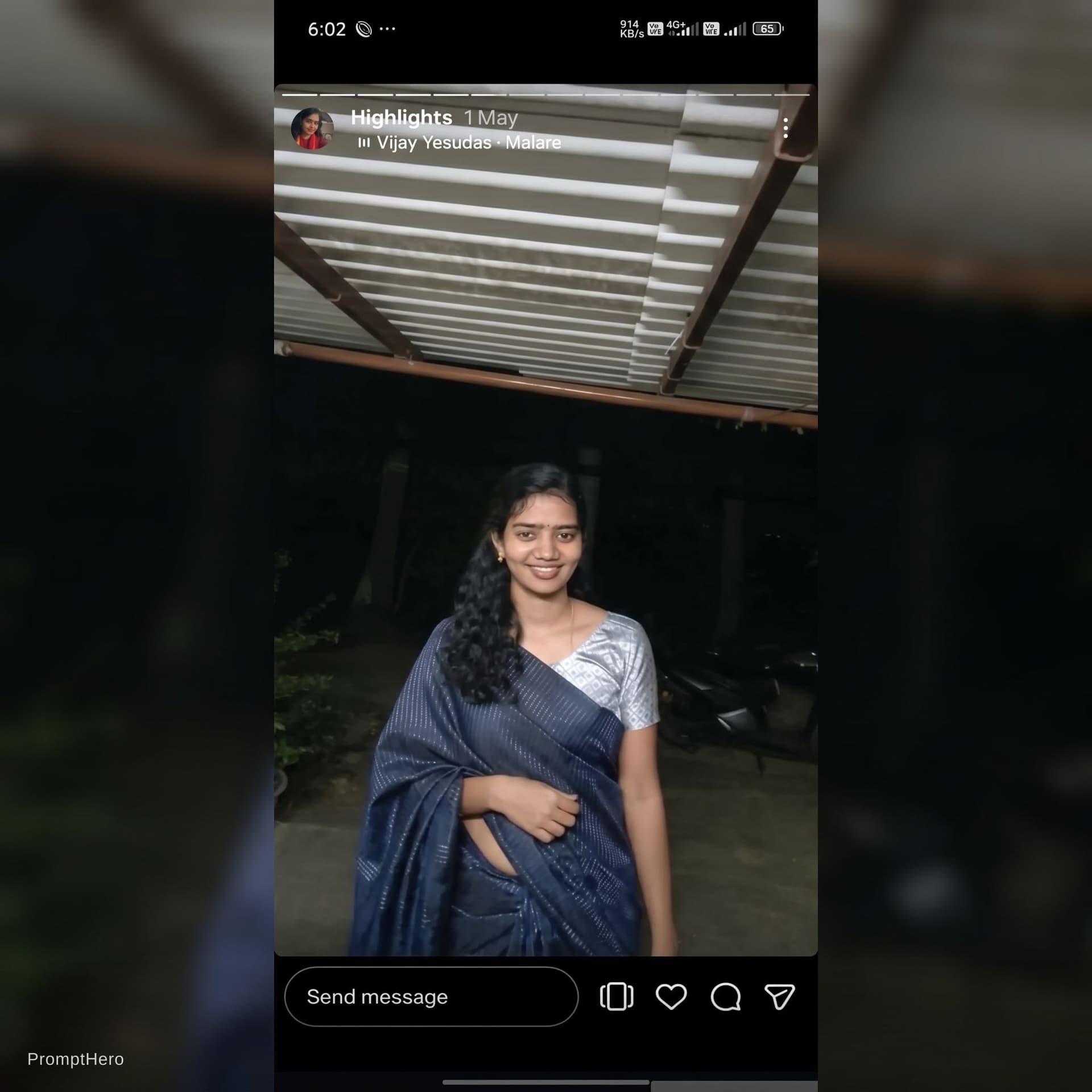 AI generated: Showing navel