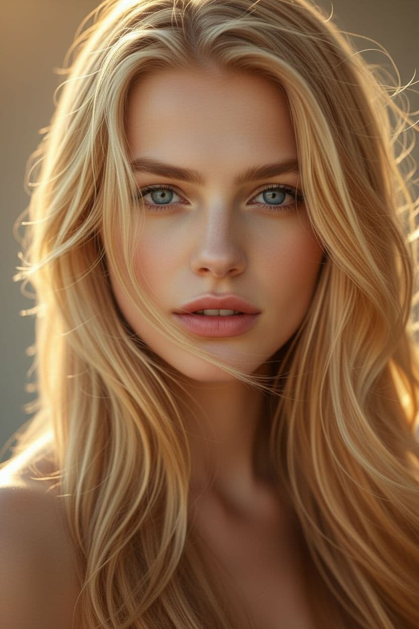 AI generated: "A high resolution close up head and shoulders concept art photography. A stylish supermodel in her ...