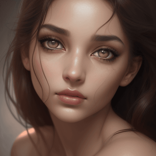 AI generated:  Create a mesmerizing hyperrealistic photo of a woman that captivates with her enigmatic allure. Foc...