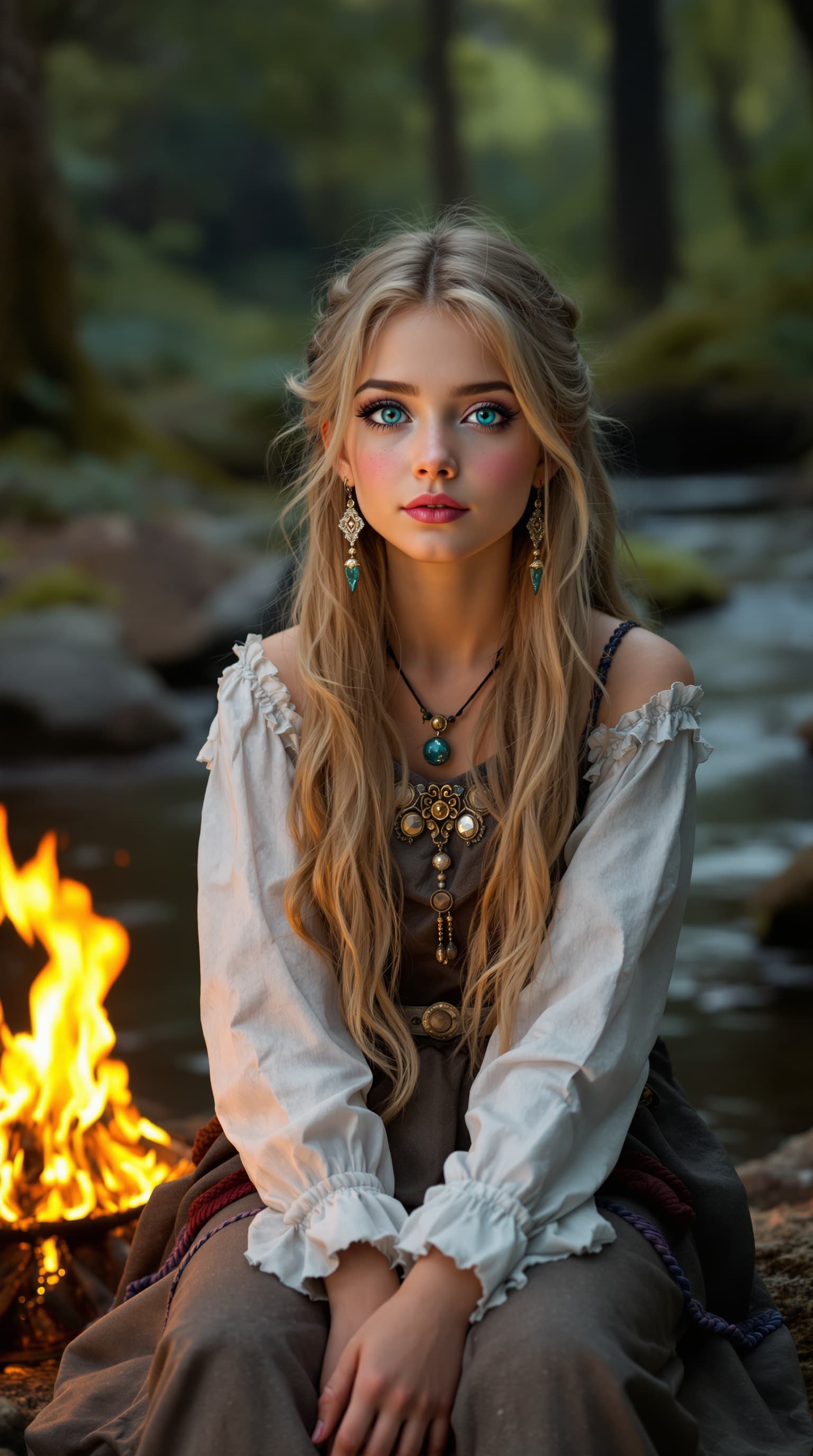 AI generated: A professional photograph captures one of the most beautiful third-grade girls in the world, a Trans...