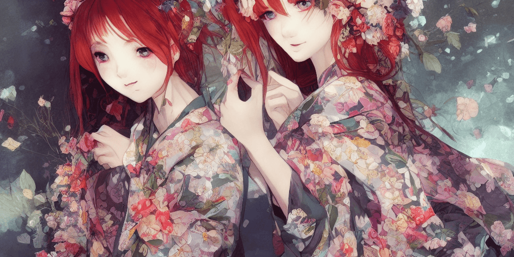 AI generated: masterpiece, concept art, illustration, centered, a pretty girl holding a bunch of flowers on a city...