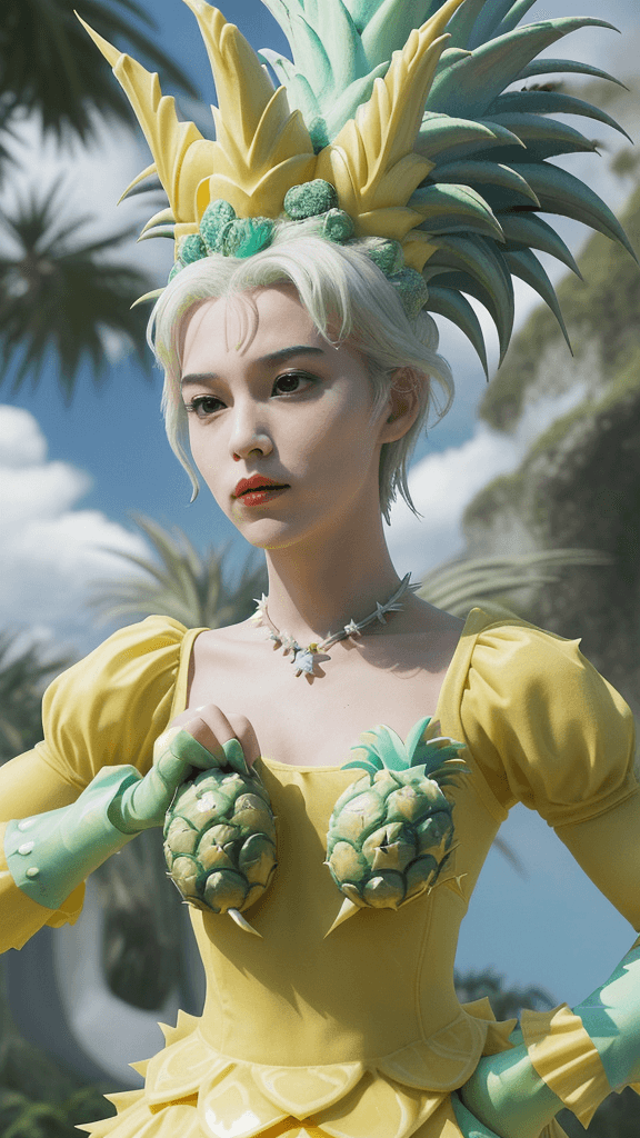 AI generated: Midjourney Replica Pro XL Ah, the "Perceptive Pantomime Pineapple," a whimsical character indeed! Th...