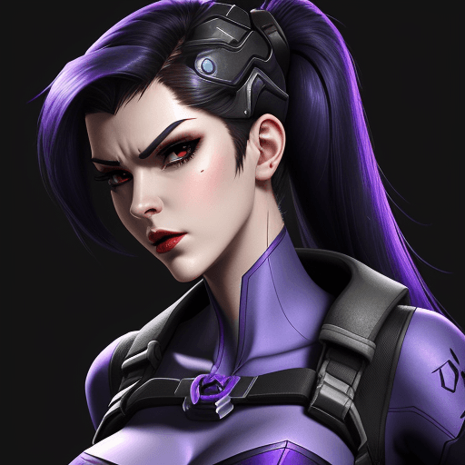 AI generated: widowmaker from overwatch