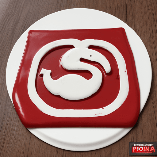 AI generated: Crear un logo con una parrilla roja y blanca para la marca PARRE