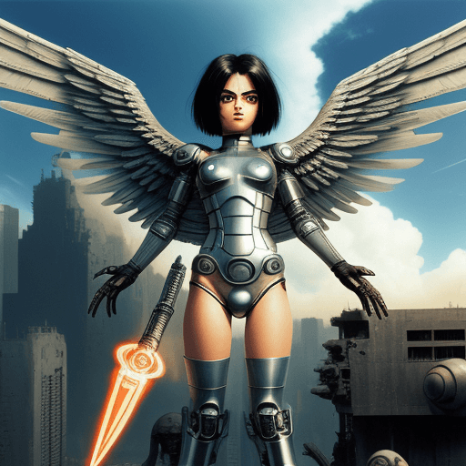 AI generated: battle angel
