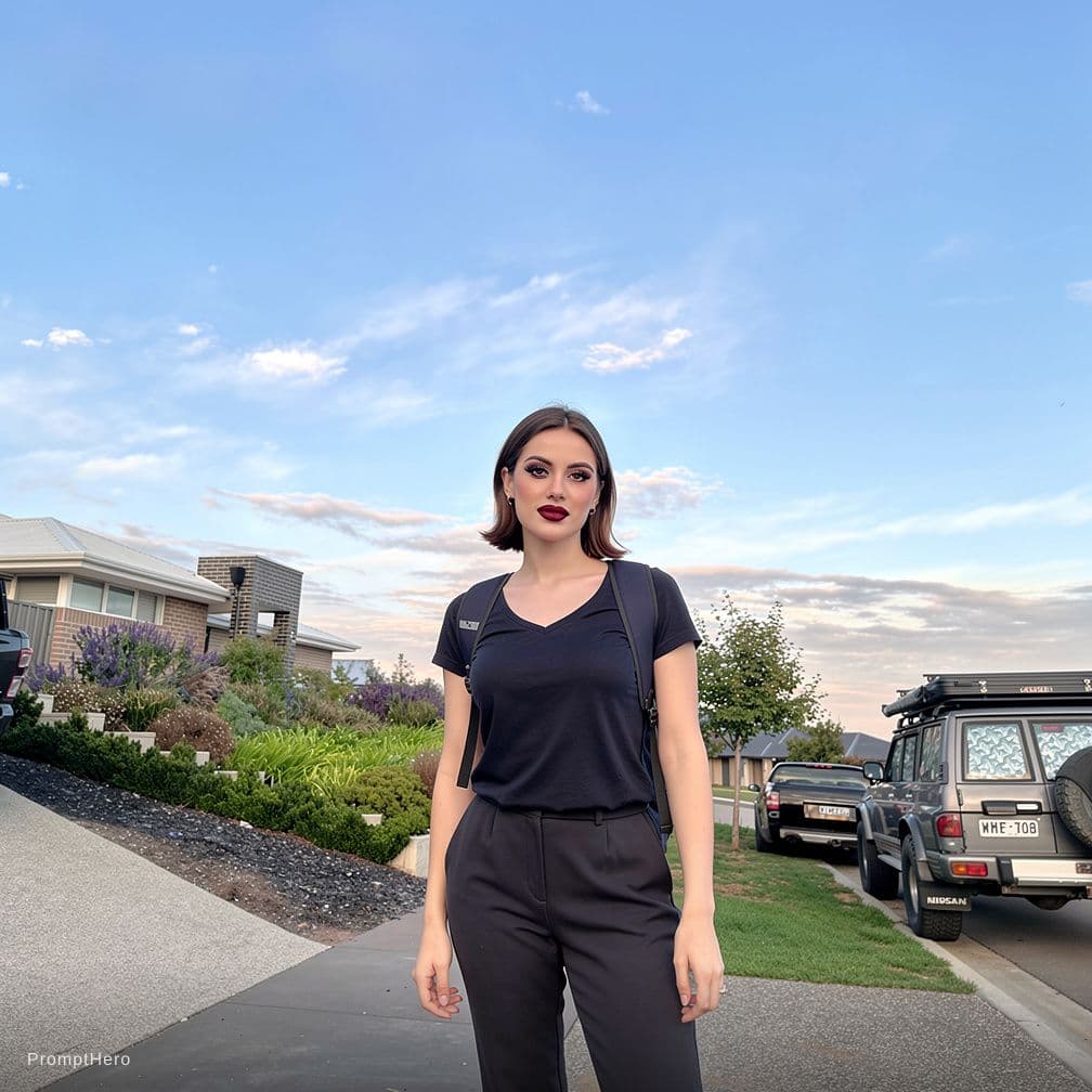AI generated: Hot sexa big boos girl and makeup